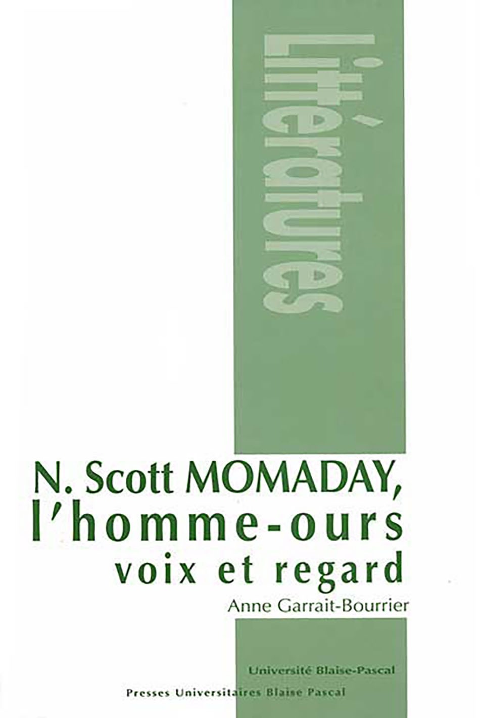 N. Scott Momaday, l'homme-ours