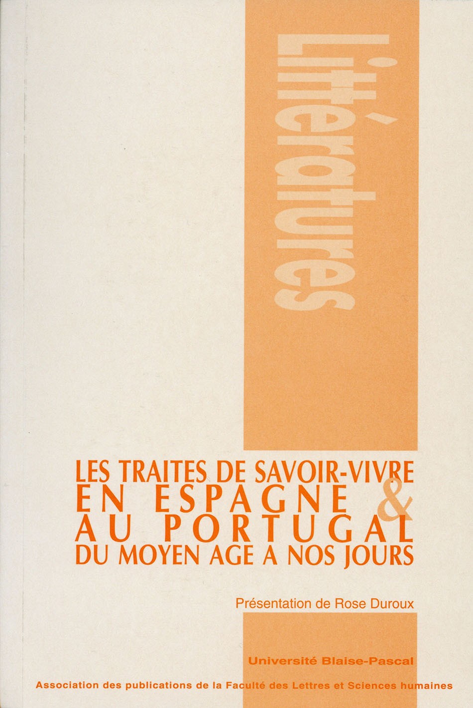 Traités de savoir-vivre en Espagne et au Portugal