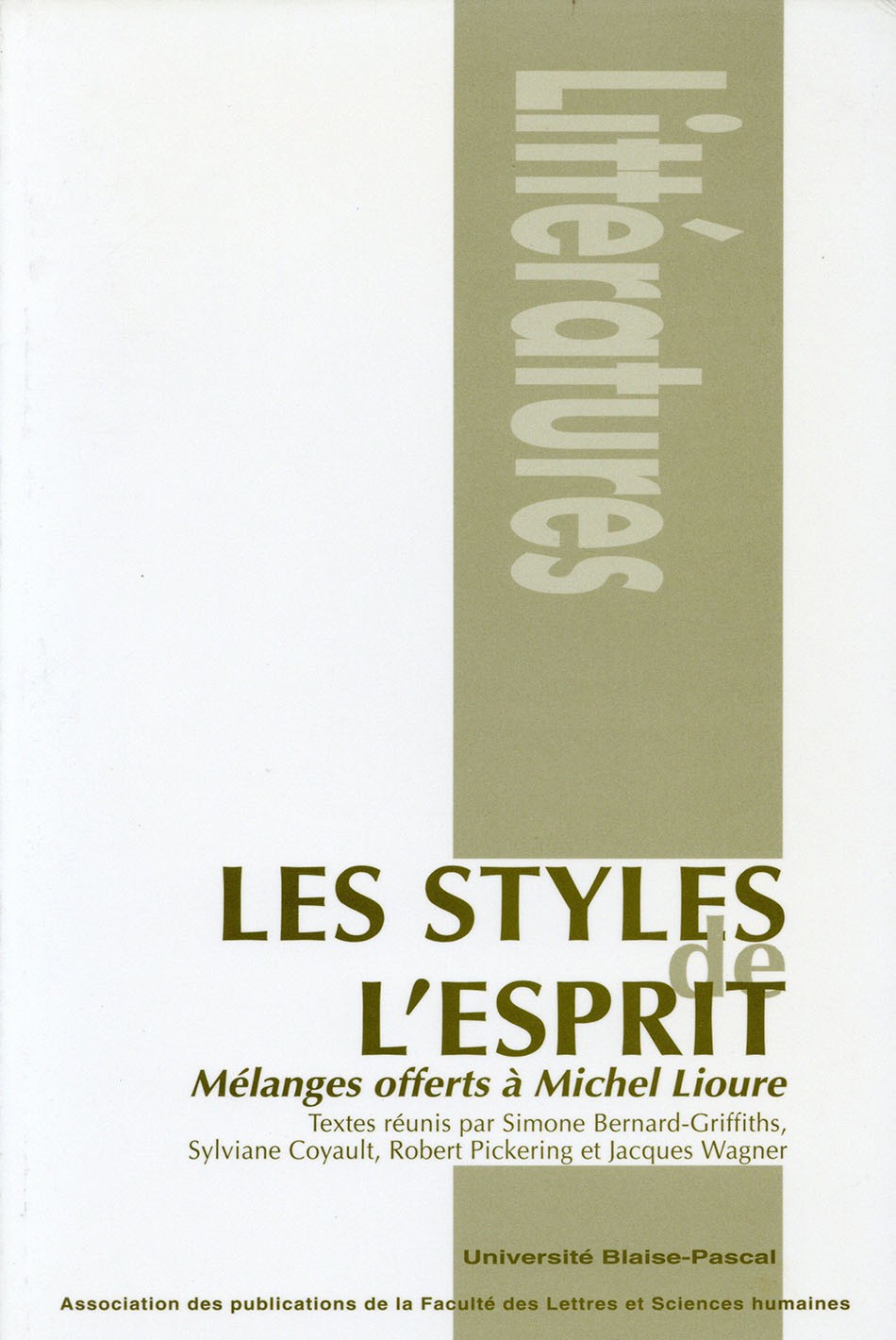 Les styles de l'esprit