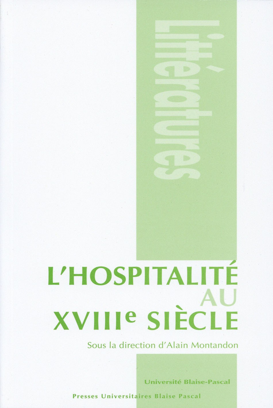 L'hospitalité au XVIIIe siècle