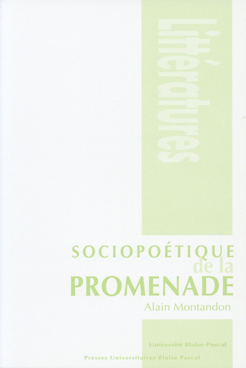 Sociopoétique de la promenade