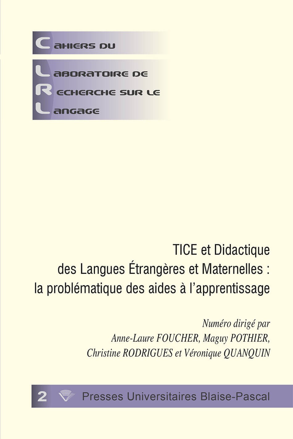 TICE et didactique des langues étrangères et maternelles