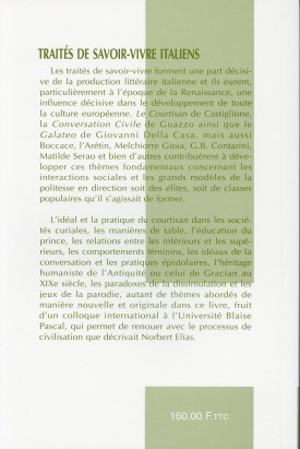 Traités de savoir-vivre italiens