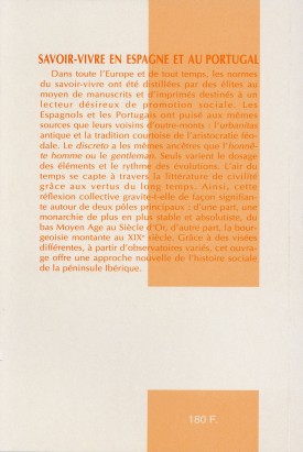 Traités de savoir-vivre en Espagne et au Portugal