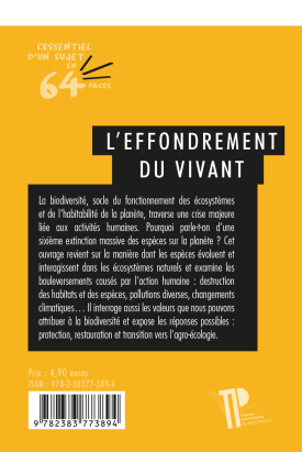 L'effondrement du vivant