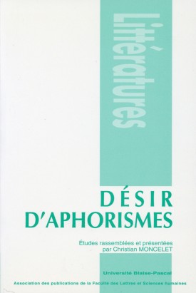Désir d'aphorismes