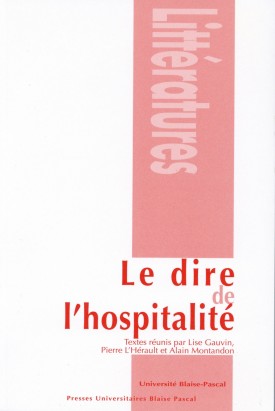 Le dire de l'hospitalité