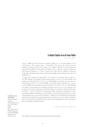 Trésors de la Préhistoire en Auvergne