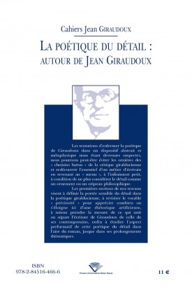 La poétique du détail : autour de Jean Giraudoux